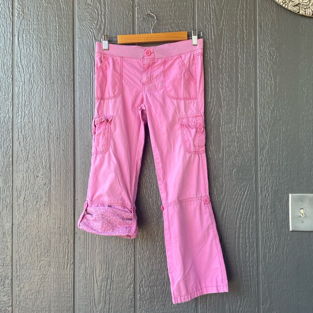 Vintage Faded Glory Pink Kids Cargo Pants